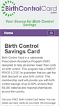 Mobile Screenshot of birthcontrolcard.com